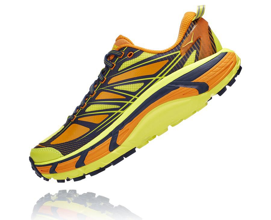 Zapatillas Trail Hoka One One Hombre - Mafate Speed 2 - Doradas Claro/Rosas - VRY157826